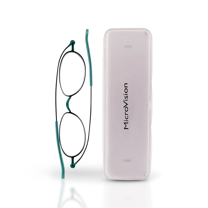 Flat Fold Air Oval - Ultra Slim Folding Reading Glasses
